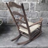 Brutalist rocking-chair