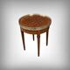 Small bouillotte table in marquetry – mid 20th century
