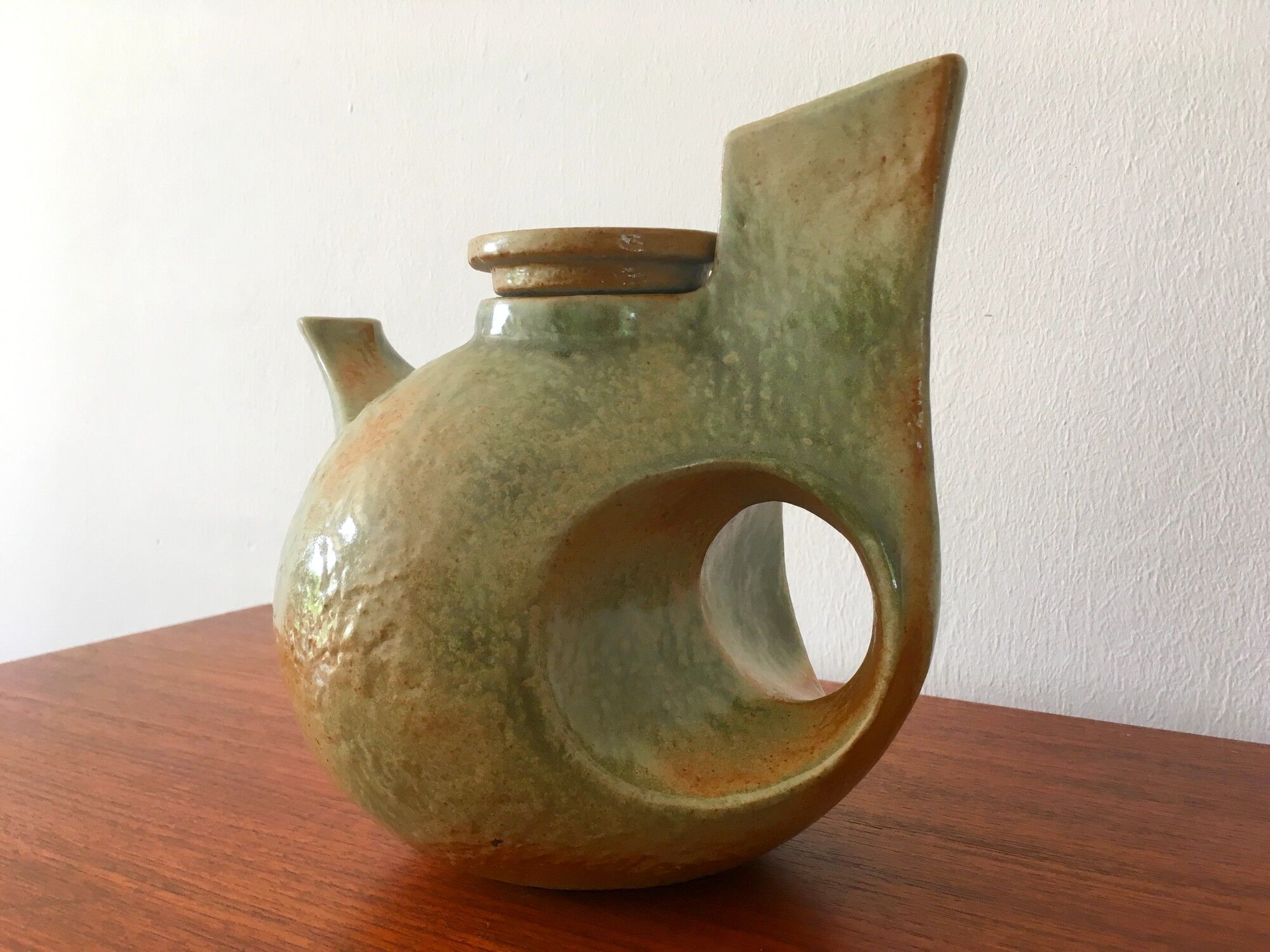 Stoneware teapot