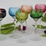 Series 6 of the Rhine wine glass or Roemer Nachtmann Crystal model Traube