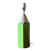Ceramic crayon lamp 1980
