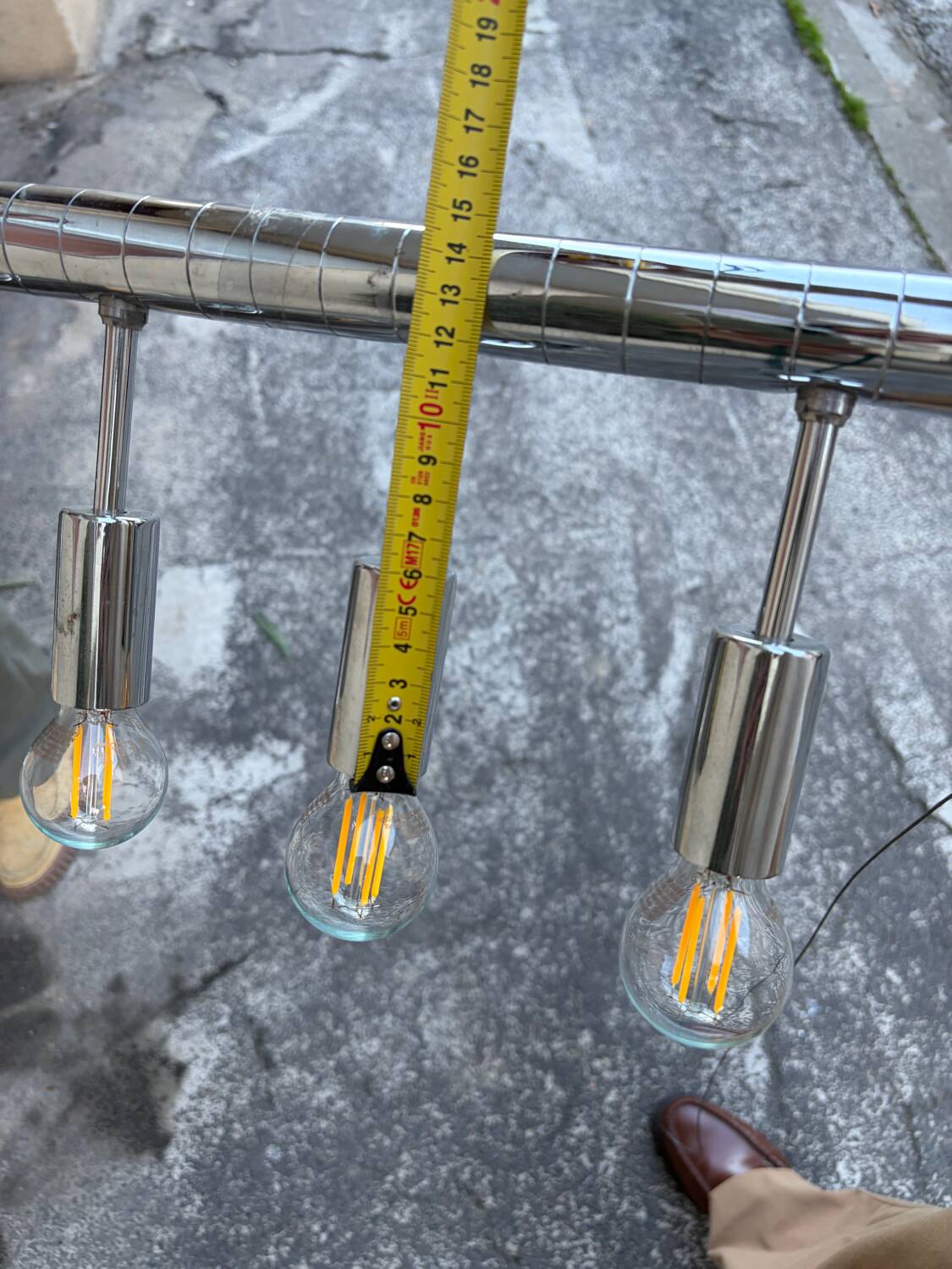 Suspension 12 feux en acier Kare design