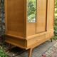 Vintage wardrobe with compass feet 1960