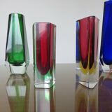 Vase Sommerso Murano design Luigi Mandruzzatto 60s