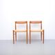 Teak chairs by H.W. Klein for Bramin, 1960s, set of 2