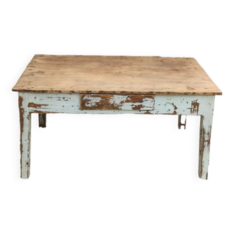 Patinated coffee table