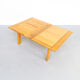 70 beech wood extendable dining table for Ibisco