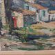 Tableau peinture couteau années 1950
