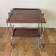 Vintage 70s folding dessert trolley