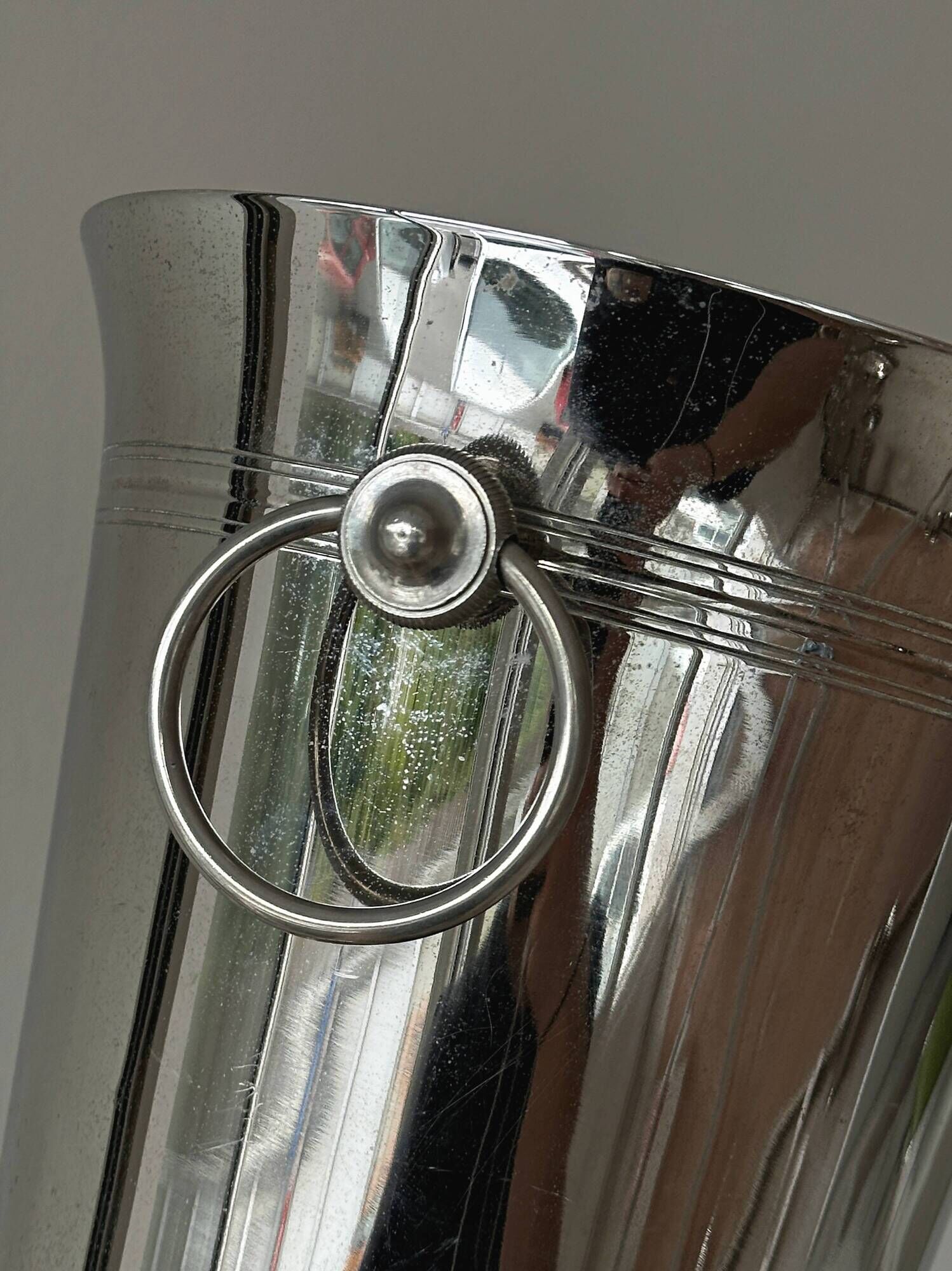 Vintage silver champagne bucket
