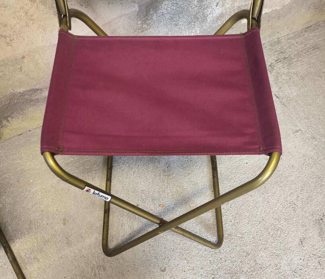 Vintage Lafuma camping chair pair