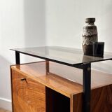 Bar cabinet on wheels