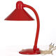 Lampe de bureau rouge vintage Aluminor