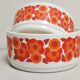 lot of Salad Bowls Vinatage in Arcopal , Orange Flowers 70's
