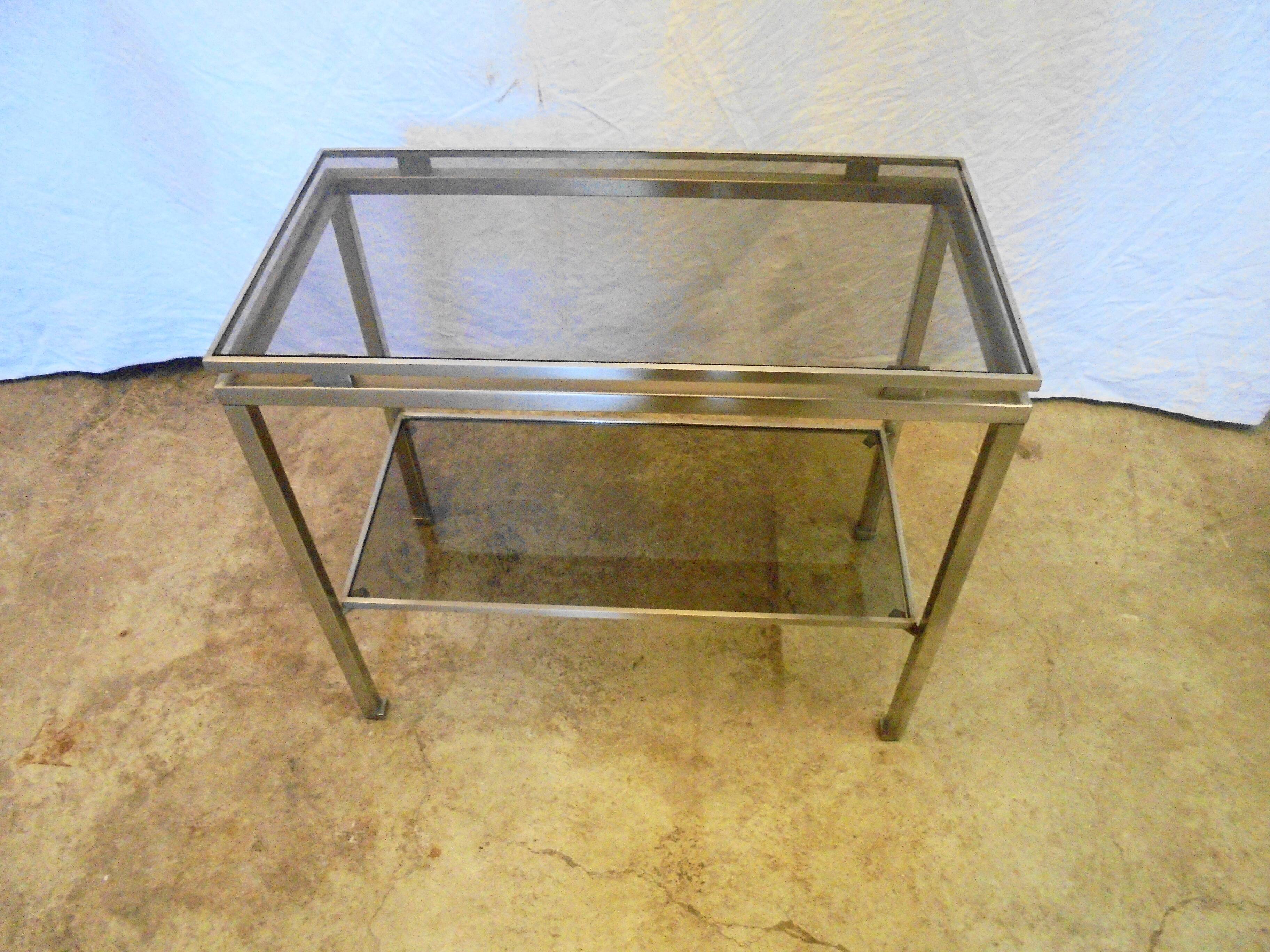 Console 2 trays of the Maison Jansen by Guy Lefevre années 50/60