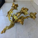 Paire d'appliques murales Louis XV en bronze