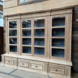 Solid elm display case