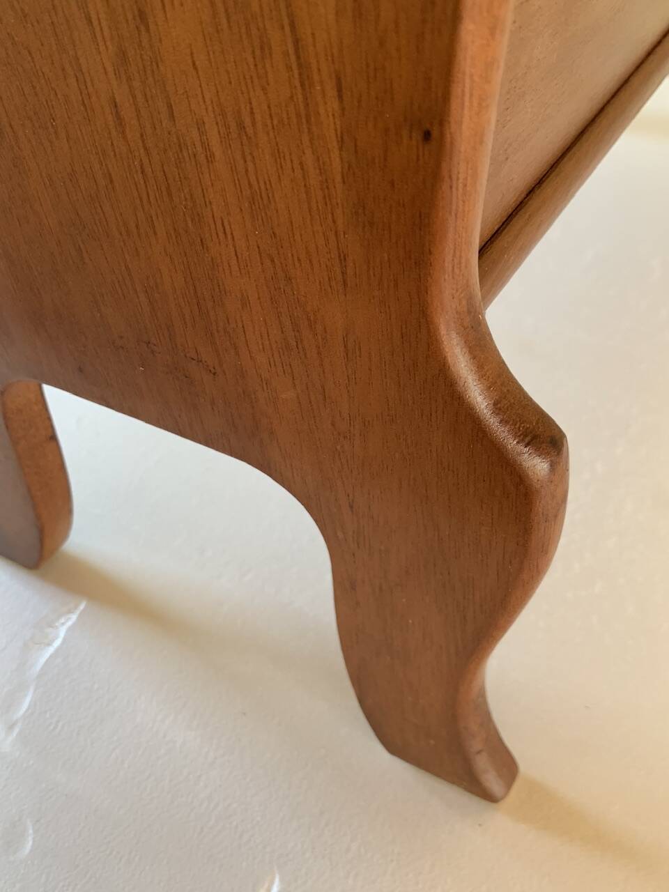 Vintage side table with magazine rack, 1960s