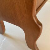 Vintage side table with magazine rack, 1960s