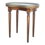 Louis XVI style kidney pedestal table