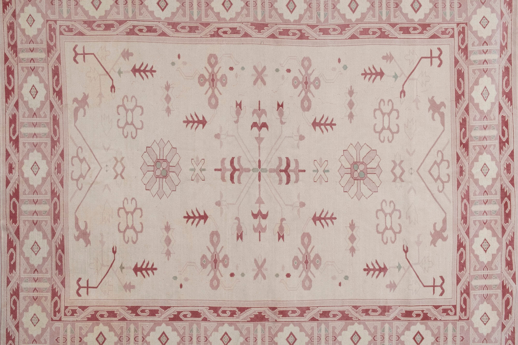 Vintage Oversize Turkish Oushak Rug 196 x 240 cm