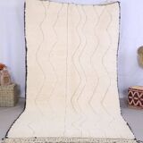 Handmade wool Berber rug 250x150 cm
