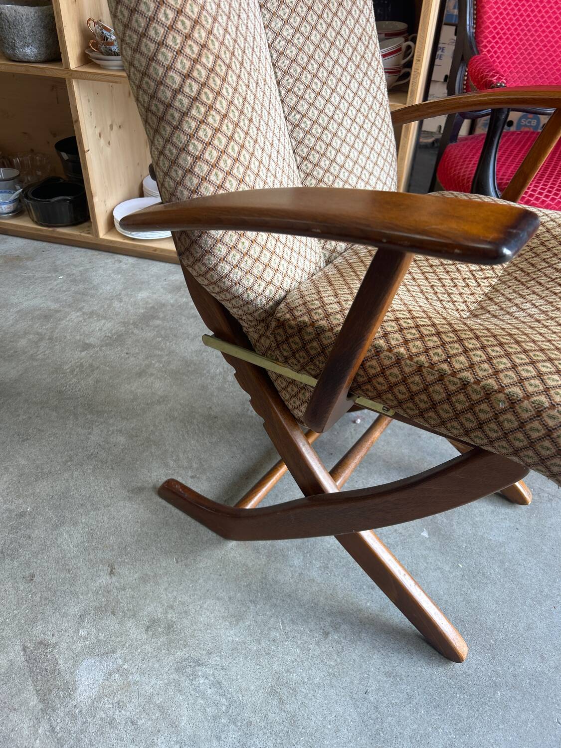 Fauteuil de relaxation vintage 4 positions