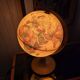 Old illuminated globe
