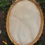 Rattan mirror Italy design