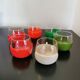 Lot de 6 verres années 70