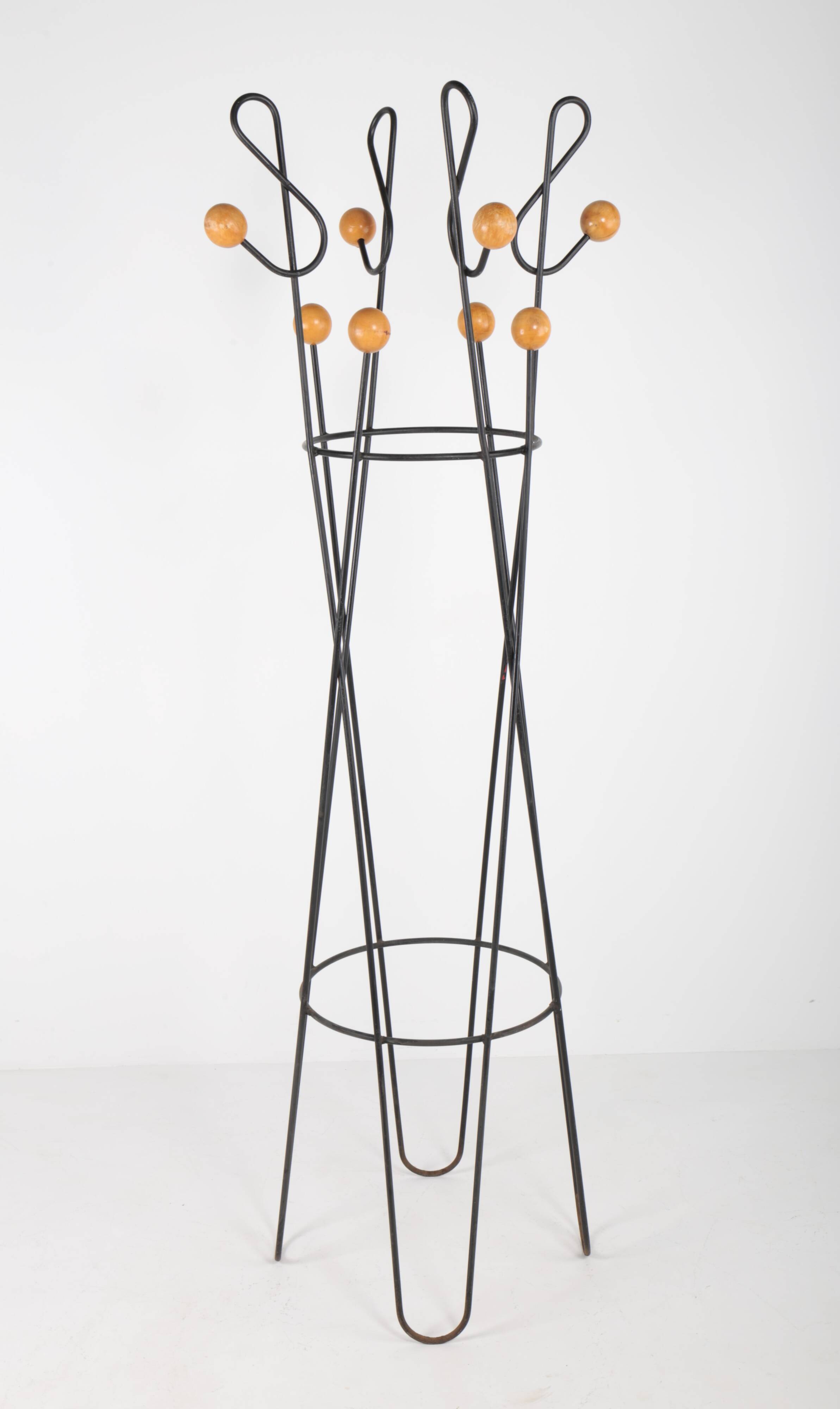 Clef de tre coat rack  1950s