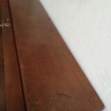 American office with curtain box administration oak