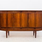 Rosewood highboard, Denmark, 1960s