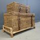 Vintage wicker trunks, set of 2 - 1970s