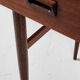 Midcentury danish compact desk with 2 drawers in teak 1960s