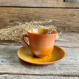 6 vintage "volcan" cups