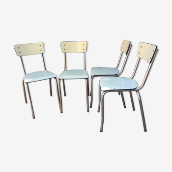 Série de 4 chaise en formica