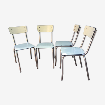 Series of 4 formica chairs