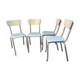 Série de 4 chaise en formica