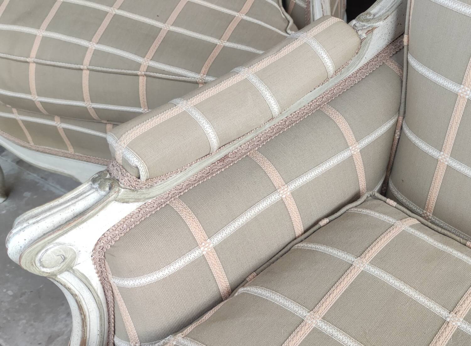 Ancienne Paire de bergères Style Louis XV