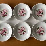 6 old earthenware plates from Saint-Amand (North)