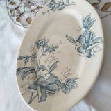 Lot vaisselle ancienne Rose de Noel Faïencerie Lyonnaise