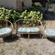 Vintage 60s/70s rattan/bamboo lounge set