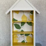 'Lemon' wooden shelf