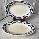 Duo of raviers Badonviller Courtilles art deco 30s