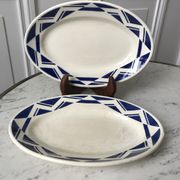 Duo of raviers Badonviller Courtilles art deco 30s