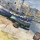 Petit tableau reproduction Port de La Ponche Saint Tropez