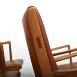 Set of 4 AP-16 armchair in oak by Hans Wegner 1951