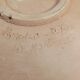 Traditional Romanian hollow plate in Horezu ceramic, UNESCO, 1970