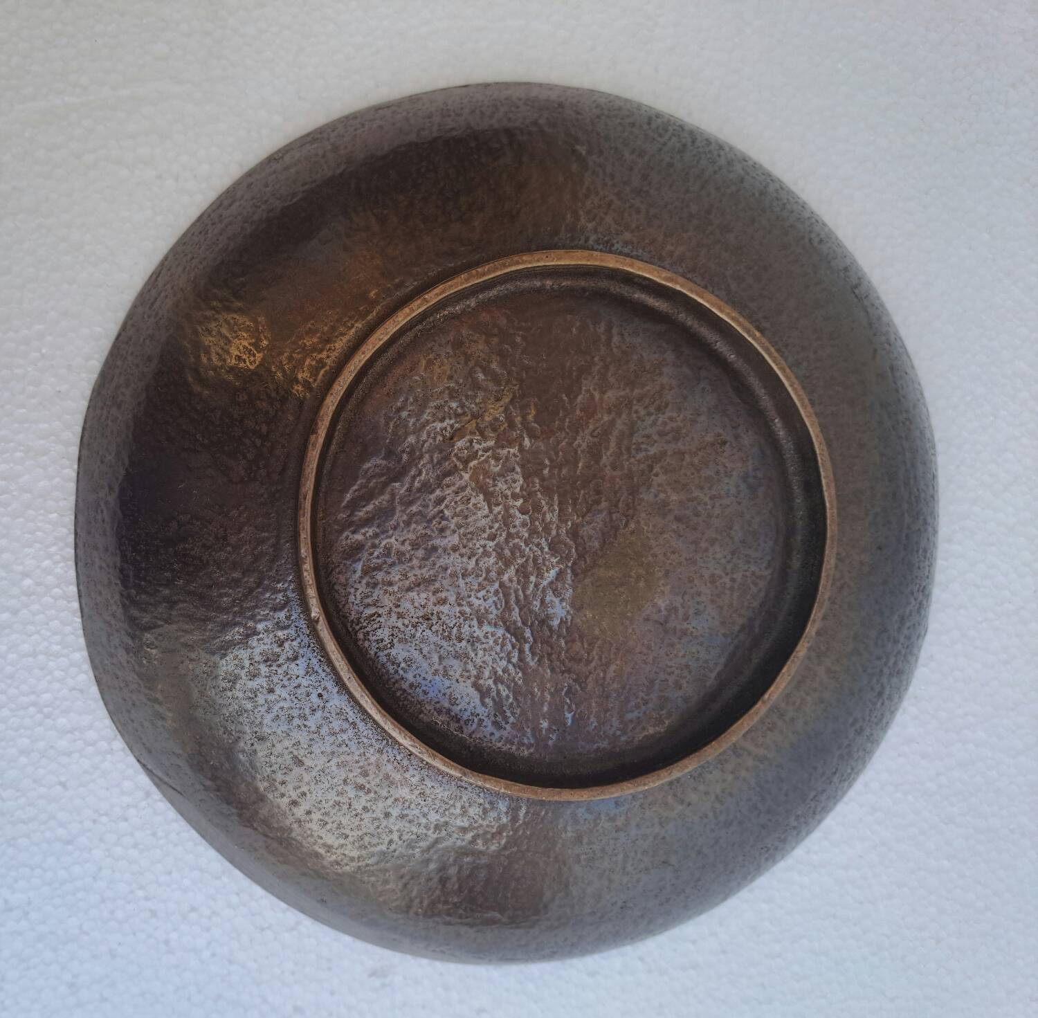 Brutalist bronze cup horst dalbeck